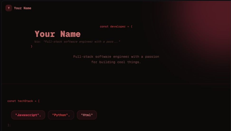 Bento Creative Template Preview